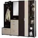 Прихожая Эверест Бриз-4 со шкафом ШП-2 венге/дуб молочный (EVR-2658)