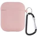 Силиконовый футляр с микрофиброй для наушников Airpods 1/2