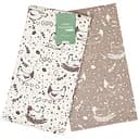 Набір кухонних рушників Home Line Курочки вафельні 45x60 см 2 шт. (181431)