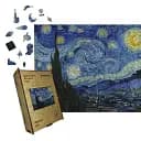 Деревянный фигурный пазл Звездная Ночь, А4, Картонная коробка 100 элементов