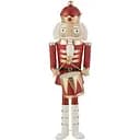 Статуетка Лускунчик J-line різдвяна велика підлогова металева 106 см червона (47925)