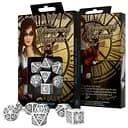 Набір кубиків Steampunk Clockwork White & black Dice Set , 7 шт. (SSTC02)