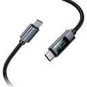 Кабель PD Hoco X112 Favor 60W screen display charging data cable C to C 1 м чорний