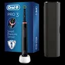 Электрическая зубная щётка Oral-B Pro 3 3500 СrossAсtion + футляр, черная