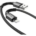 Кабель Hoco Lightning Especial charging data cable for X71 1 м 2.4A черный