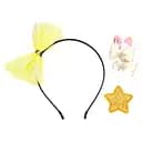 Дитячий набір "Принцеса" 0105-036-6 обруч, резинка, затискач