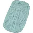 Светр Ginger для тварин S в'язка косичка м'ятний ОГ-30 см Д-18 см