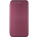 Шкіряний чохол-книжка Classy для Xiaomi Poco C40 Бордовий