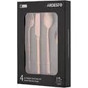 Набір столових приборів Ardesto Black Mars Favola 4 шт. (AR0704FSC)