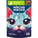 Вологий корм М'ясна Миска для котів шматочки в соусі з кроликом 100 г