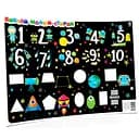 Учебный коврик Зірка Изучай-рисуй-стирай Алфавит-Цифры для мальчиков 42х29.7 см