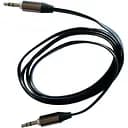 AUX-Кабель 2E 3.5x3.5 штекер тато тато 1 м чорний