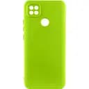 Чехол TPU Getman Liquid Silk Full Camera для Xiaomi Redmi 9C Салатовый / Neon Green