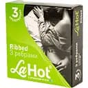 Презервативы La Hot Ribbed с ароматом мяты 12 шт. (4 уп. х 3 шт.)