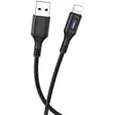 Кабель Hoco U79 Admirable smart power off charging data cable for iP Чорний