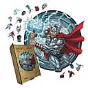 Деревянный фигурный пазл Тор, А3, Картонная коробка 200 элементов