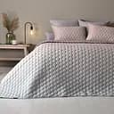 Покривало стьобане Ideia Silhouette з подушками двостороннє бежевий 260 х 240 см (8-34911)