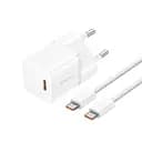 Зарядний адаптер Baseus GaN5 Fast Charger (mini) 1C 20 W Cable Type-C to Type-C 100 W P10110900213-01