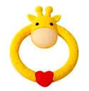 Прорізувач для зубів Lindo Жирафа, жовтий (LI 322 жов)