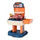 Детский конструктор 8415 P, 209 элементов, рюкзак-трансформер, пожарная служба