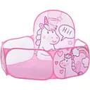 Дитячий намет MR 1484-1 Єдиноріг - манеж із баскетбольним кільцем, 117x98x73 см