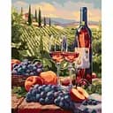 Набір для розпису по номерах Фруктове вино, 40x50 см, КНО5702