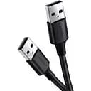 Кабель Ugreen US102 USB-A 2.0 Male to Male 2м чорний (10311)