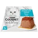 Уценка. Влажный корм Gourmet Revelations Мусс с тунцем и соусом полнорационный для взрослых кошек 114 г (2х57 г)