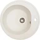 Кам'яна мийка Ventolux Fabia White Quartz D510x180 мм