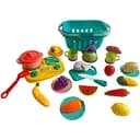 Ігровий набір Beiens Кошик з овочами і фруктами на липучках 25 предметів (B118)