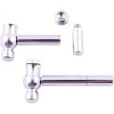 Трубка курительная металлическая молоток HL-237 Silver (15647)