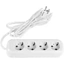 Мережевий подовжувач Titanum Standart Х4 White із заземленням 3 м (TF-ES416G-3W)