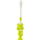 Зубна щітка Baby Team з присоскою салатова (7202_медвежонок)