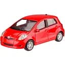 Машина Металлическая Toyota Yaris Welly 44003Cw Масштаб 1:43 Красный