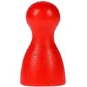 Аксесуар Фішка дерев'яна червона для настільних ігор 2.5 см поштучно (Р00102)