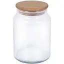 Банка Herevin з дерев'яною кришкою 890 мл (232008-260)