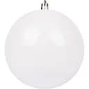 Новогодняя игрушка Novogod'ko Шар 8 cм глянцевая белая (974035)