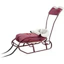 Чохол на санки Vitan Конверт з муфтою та хутром бордовий (2030049)