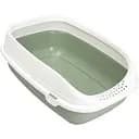 Туалет для кішок MPS з рамкою Beta plus small Light Green 43 x 31 x 16 см