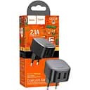 Зарядний мережевий пристрій Hoco CS31A 2 х USB + кабель Apple Lightning