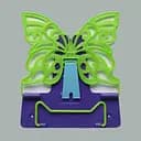 Подставка для книг №3 Бабочка, пластиковая, 2 шт.