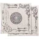 Наволочка Lefard Home Textile Cuberteria гобеленовая 45x45 см серая с бежевым (732-276)