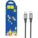 USB кабель Hoco X86 Type-C/Type-C silicone cable 60W 1 м черный