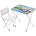 Дитячий столик Bambi M 5962-1 Вантажівка фігури складний зі стільчиком