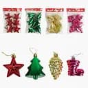 Набір ялинкових прикрас, 6 шт. (В асортименті)