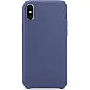 Чохол Silicone Case без Logo AA для Apple iPhone XS Max 6.5" Синій / Aqua Blue