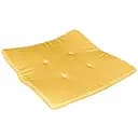 Водоотталкивающая подушка на стул Желтый однотон