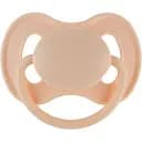 Пустушка латексна кругла Canpol babies Nude 0-6 місяців кремова (23/223_cre)