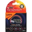 Презервативы One Large Sampler 3 шт. (ROZ6501053465)