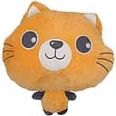 Детская мягкая игрушка Кошечка Bambi L1128(Peach) с пледом 40 см